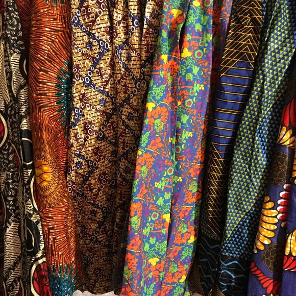 Ankara Maxi Wax Skirt - Picture 4 of 5